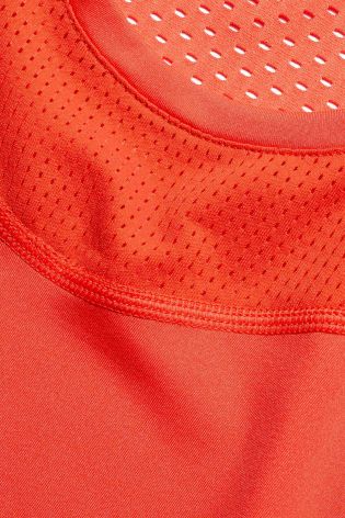 Red Nike Gym Pro Hypercool Short Sleeve T-Shirt